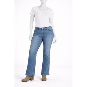 Duluth Trading Bootcut Jeans Womens 36x27 Light Wash Stretch Mid Rise durable